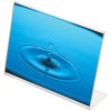 ACRYLIC L MENU HOLDER Horizontal A4 #2