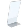 L-Menuholder, vertical A6 acrylic display #2