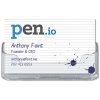 Business Card holder  - rounded -  horizontal #2