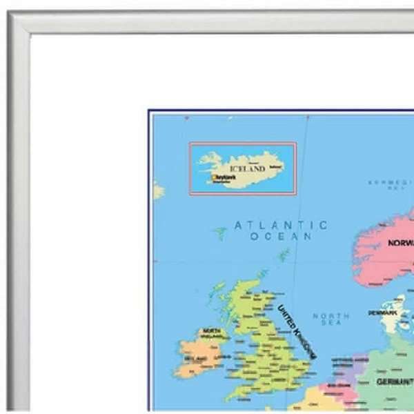 Europe Political Map, 100x70cm #3