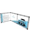 Crown Truss L-Shape 3 x 6 m, 10 x 10 cm, black #1