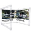 Crown Truss U-Shape 3 x 3 m, 15 x 15 cm, white #1