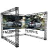 Crown Truss U-Shape 3 x 3 m, 10 x 10 cm, black #1