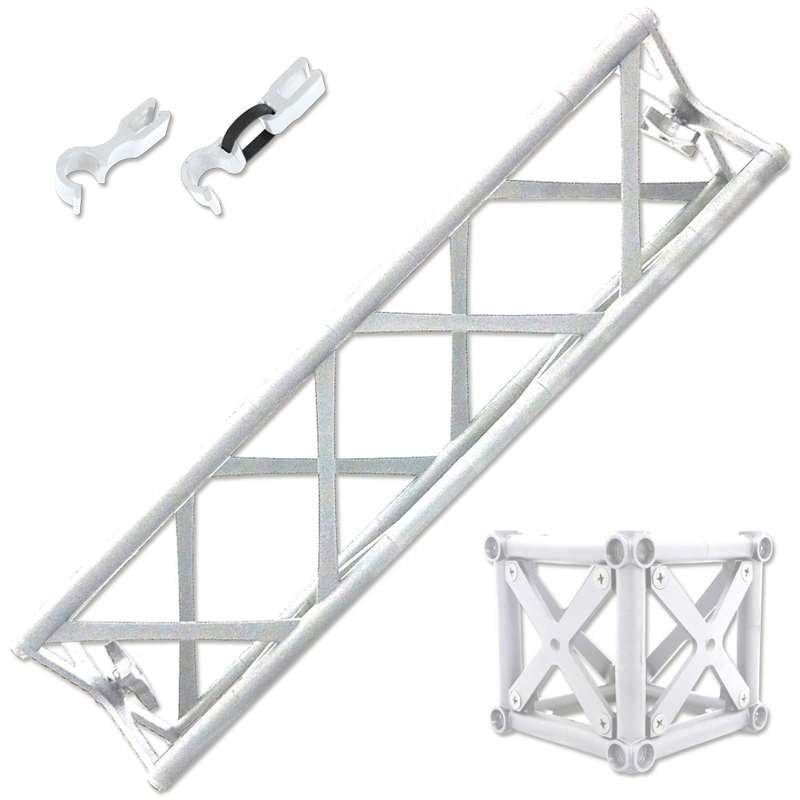 Crown Truss Triple Banner, 10 x 10 cm, white exhibition wall #2