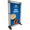 Crown Truss Single Banner, 10 x 10 cm, black exhibition wall #1