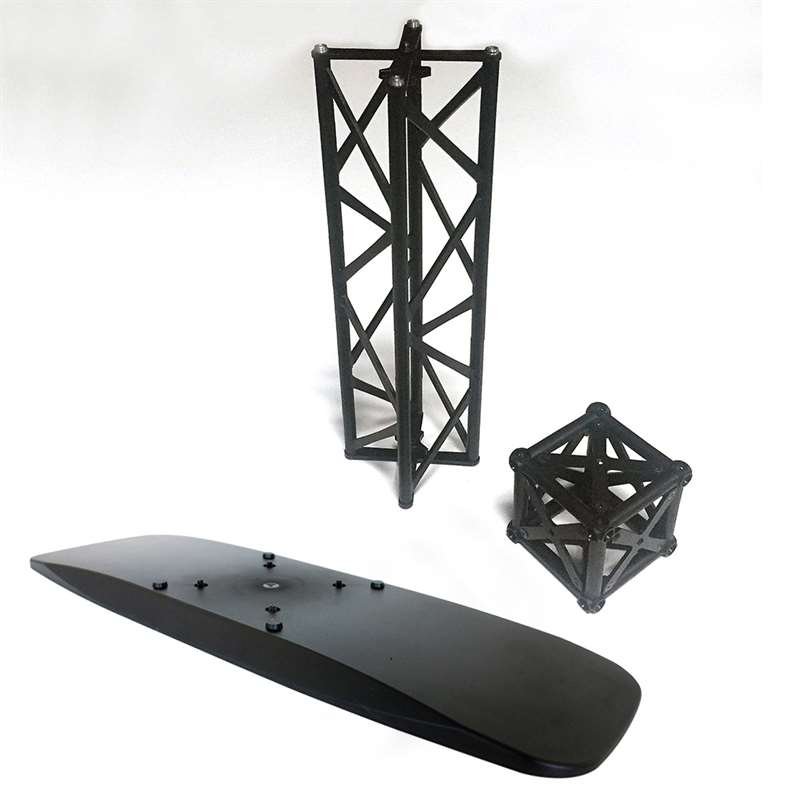 Crown Truss Single Banner, 10 x 10 cm, black exhibition wall #2