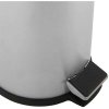 Pedal Trash Can, 20 L - Silver #2