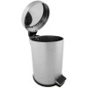 Pedal Trash Can, 20 L - Silver #5