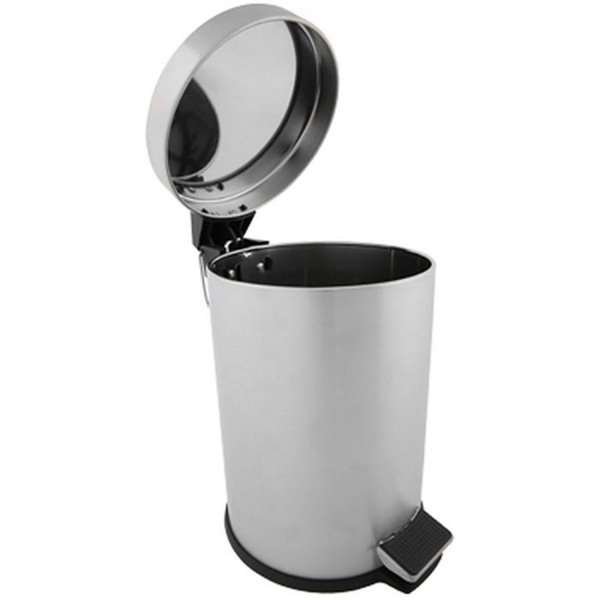 Pedal Trash Can, 20 L - Silver #5