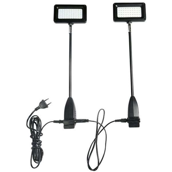 LED spots, 2 pcs. black, 15W, incl. holders for Crown Truss 10 x 10 cm #1