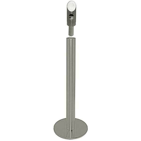 Cigarette Bin Pole  - Stainless #3