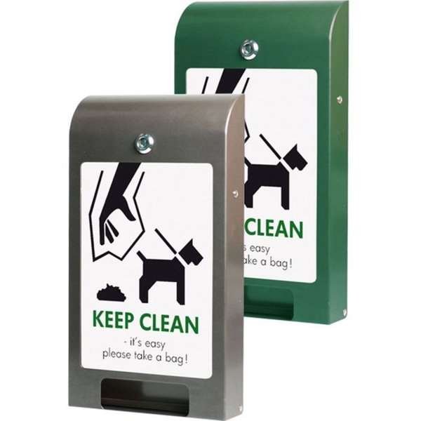 Dispenser for Dogbags, grey, with A4 info #5