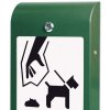 Dispenser for Dogbags, green, with A4 info #2