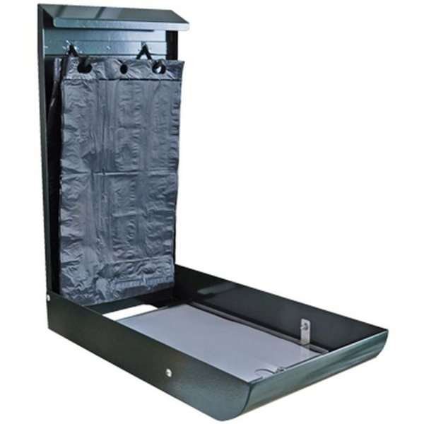 Dispenser for Dogbags, grey, with A4 info #2