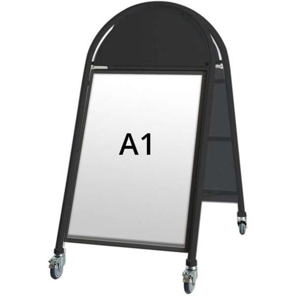 New Gotik Lux Pavement Board, black, A1 #1