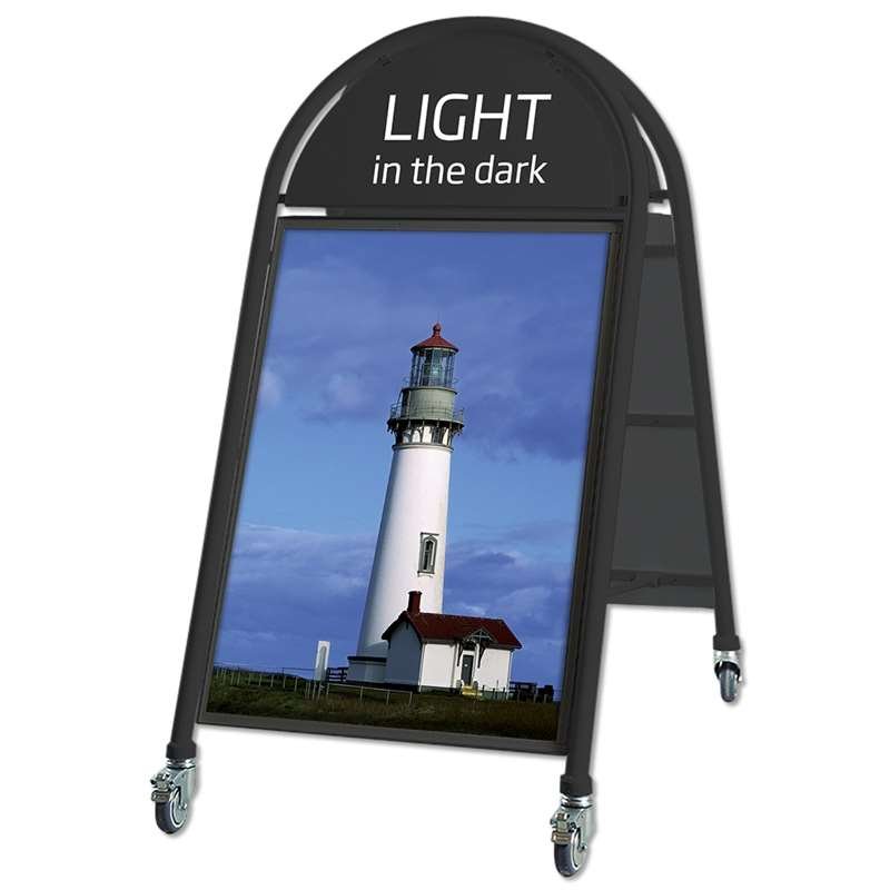 New Gotik Lux Pavement Board, black, A1 #2