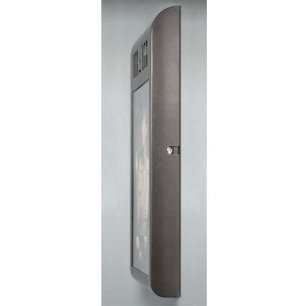 Cigarette Bin Curved A3 Info, for outdoor use, 3,3 l #3