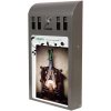 Cigarette Bin Curved A4 Info, for outdoor use, 3,3 l #1