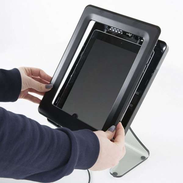 Table holder for iPad 