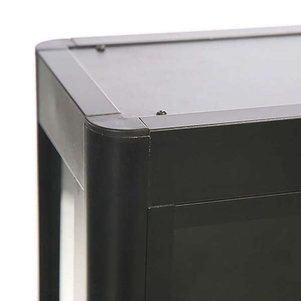 Showcase Wall Duo, black, with LED spots #3