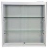 Showcase Wall Duo, silver, with LED spots #8