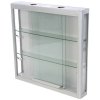 Showcase Wall Duo, silver, with LED spots #7