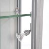 Showcase Wall Duo, silver, with LED spots #4