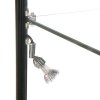 Showcase Tower Duo, black, with storage and LED spots #3