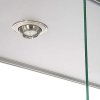 Showcase Tower Duo, silver, with storage and LED spots #3