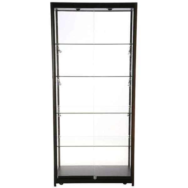 Showcase Tower Duo, black, with LED spots #5