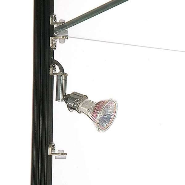 Showcase Tower Duo, black, with LED spots #2