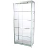 Showcase Tower Duo, silver, with LED spots #1