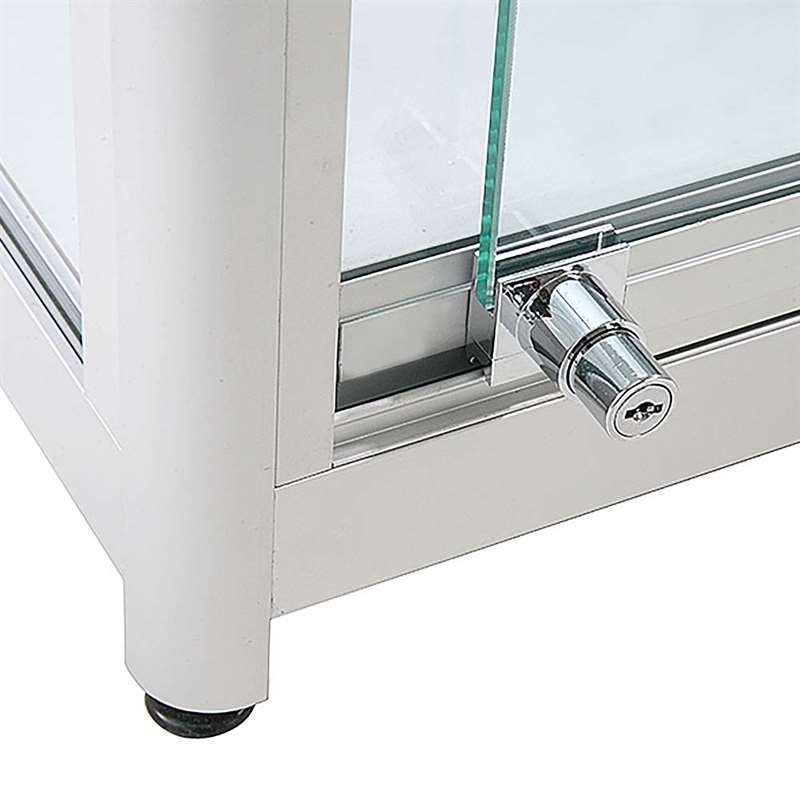 Showcase Tower Duo, silver, with LED spots #3