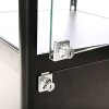 Showcase Tower Solo, black, with storage and LED spots #9