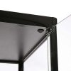 Showcase Tower Solo, black, with storage and LED spots #8