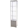 Showcase Tower, Solo, with locker - Silver. LED #4