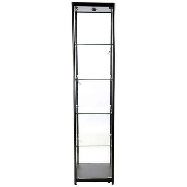 Showcase Tower Solo, black, with LED spots #10