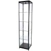 Showcase Tower Solo, black, with LED spots #1