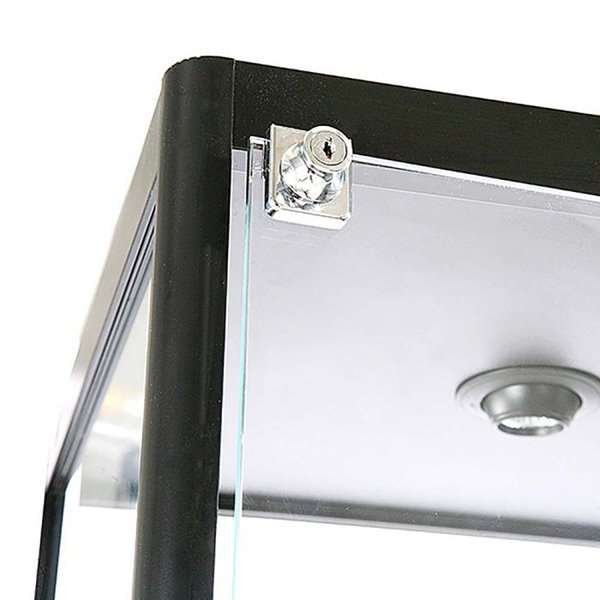 Showcase Tower Solo, black, with LED spots #2