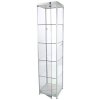 Showcase Tower Solo, silver, with LED spots #9
