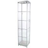 Showcase Tower Solo, silver, with LED spots #1