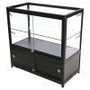 Showcase Counter Duo, black, with storage and LED spots #5