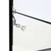 Showcase Counter Duo, black, with storage and LED spots #3