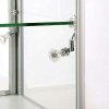 Showcase Counter Duo, silver, with storage and LED spots #5