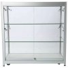 Showcase Counter Duo, silver, with LED spots #11