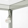 Showcase Counter Duo, silver, with LED spots #4