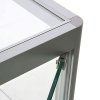 Showcase Counter Solo, silver, with storage and LED spots #2