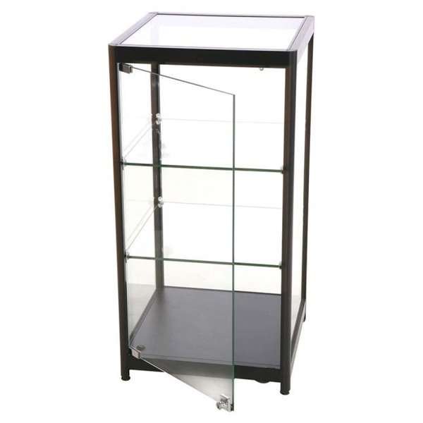 Showcase Counter Solo, black, with LED spots #9