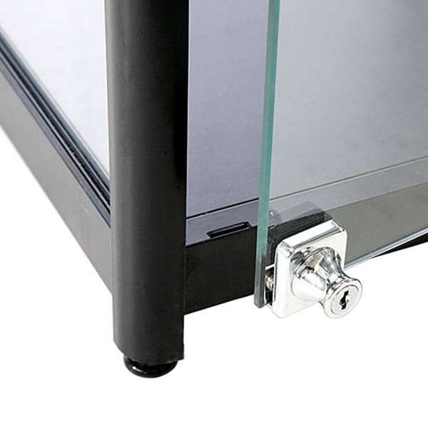 Showcase Counter Solo, black, with LED spots #3