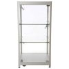 Showcase Counter Solo, silver, with LED spots #9